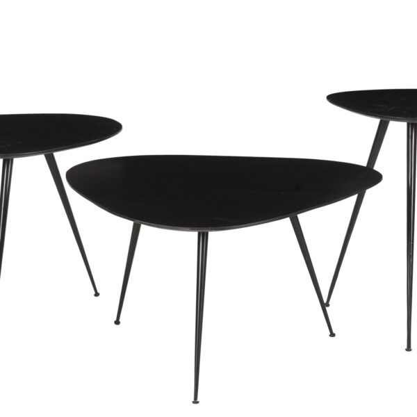 13594 Brix Loua Black set of 3