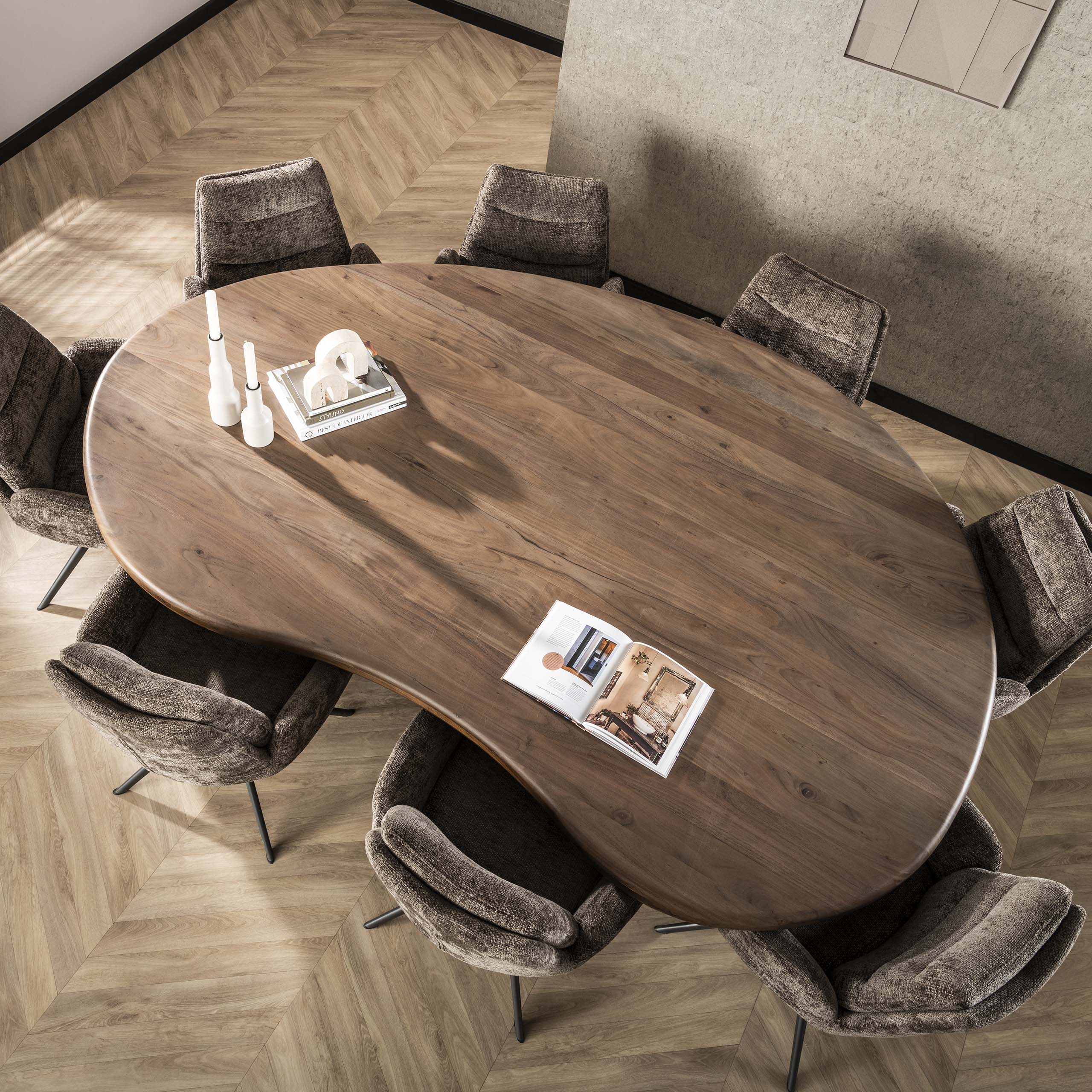 Eettafel Sculpture 244x165 - Afbeelding 2