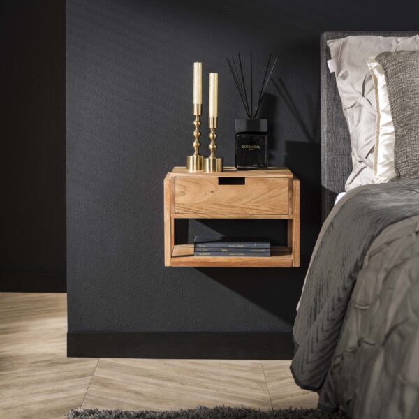 Nachtkastje houten frame 1L