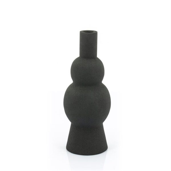 Candle holder Bold - black