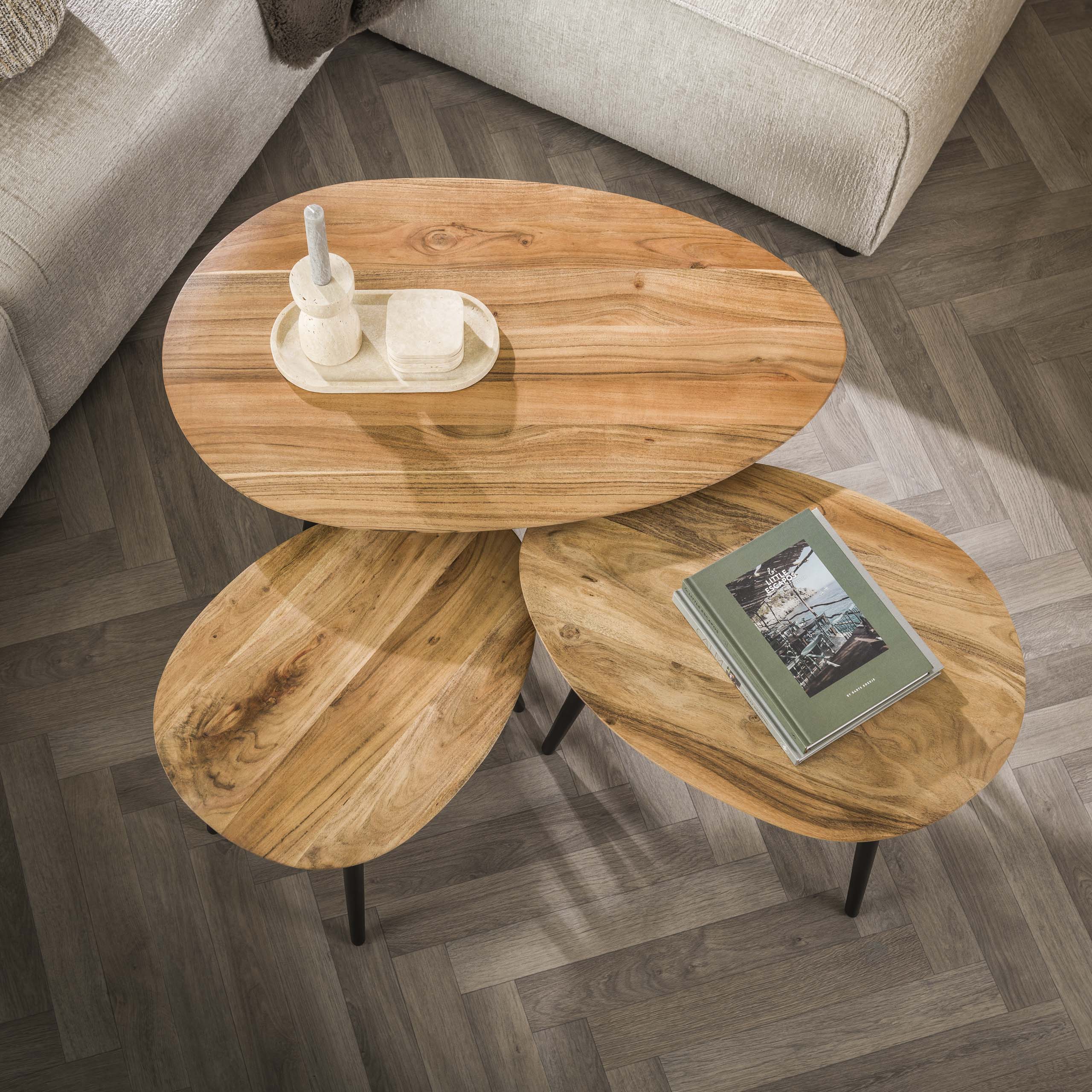 Salontafel Organic set/3 - Afbeelding 2