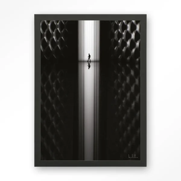 23015-passing-art-print-wooden-frame-black Passing - Art print
