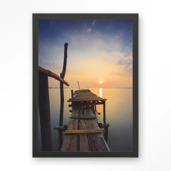 23017-sun-shy-cirebon-art-print-wooden-frame-black Sun shy cirebon - Art print