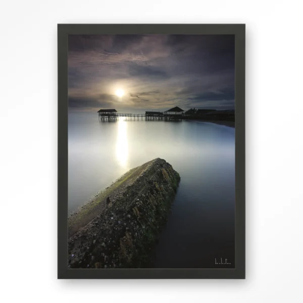 23018-batu-lamunan-art-print-wooden-frame-black Batu Lamunan - Art print