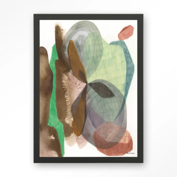 23026-grounding-art-print-wooden-frame-black Grounding - Art print
