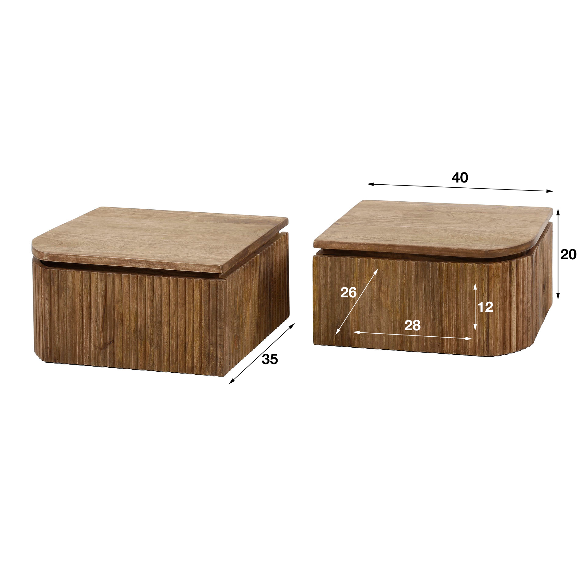 Nachtkastje Wave L+R set/2 - Afbeelding 5