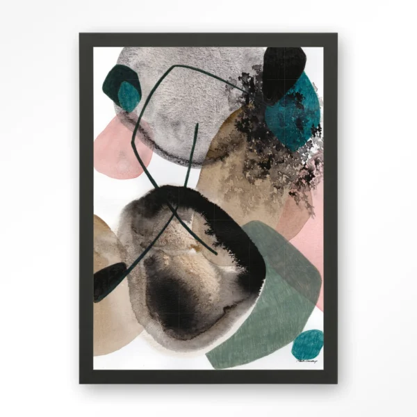 23032-splash-art-print-wooden-frame-black Splash - Art print