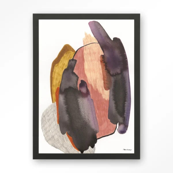 23034-magnetism-art-print-wooden-frame-black Magnetism - Art print