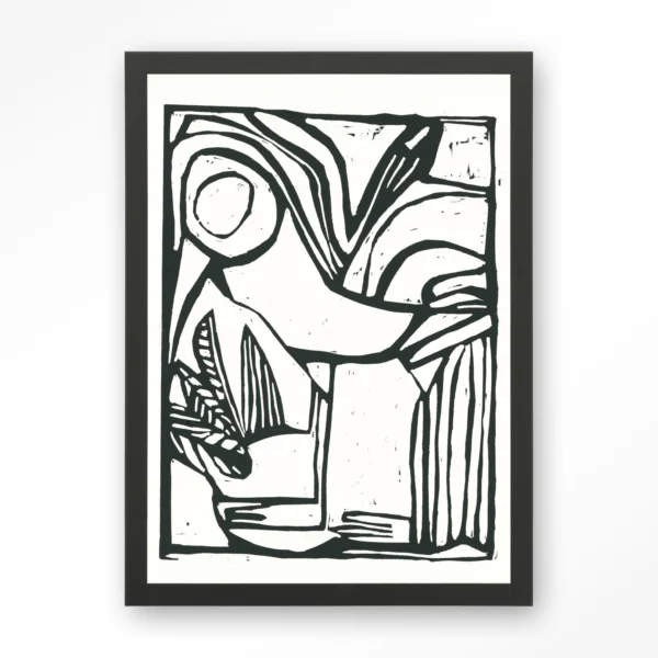 23035-vogel-art-print-wooden-frame-black Vogel - Art print