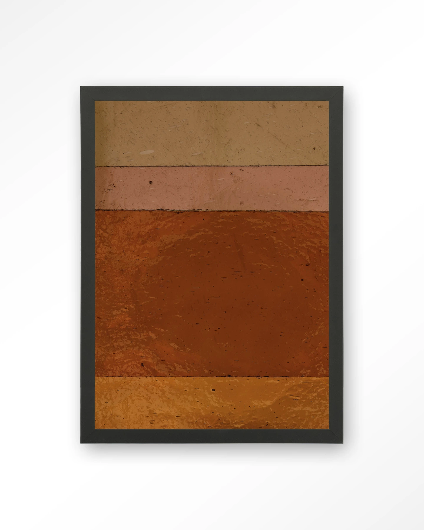Geen bruin roze achtig - Art print