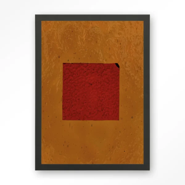 23046-geen-rood-art-print-wooden-frame-black Geen rood - Art print