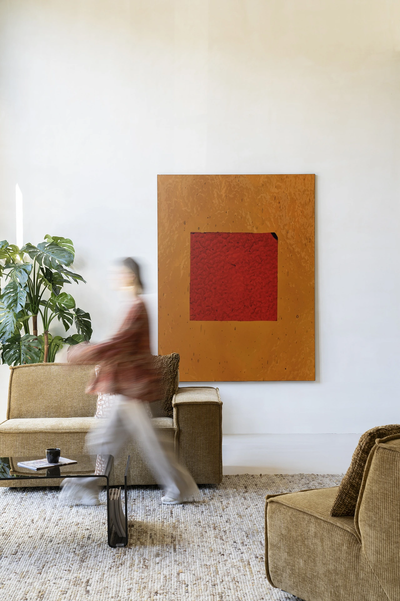 Geen rood - Wandkleed