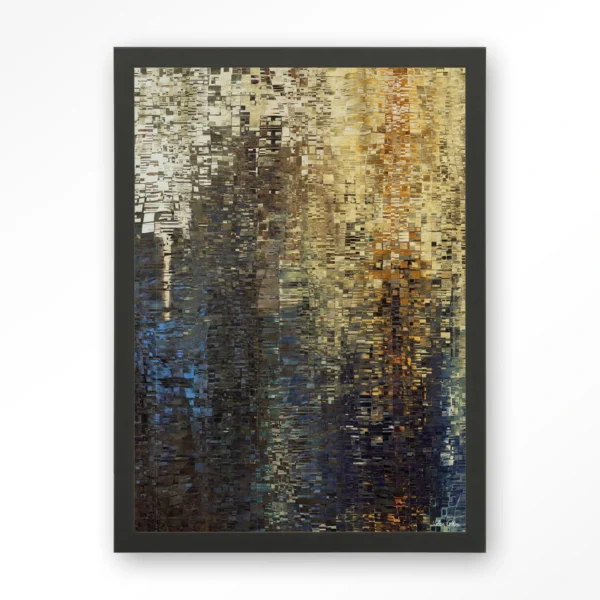 23054-drops-art-print-wooden-frame-black Drops - Art print