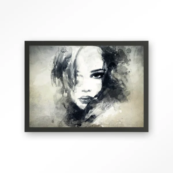 23055-the-look-art-print-wooden-frame-black The Look - Art print