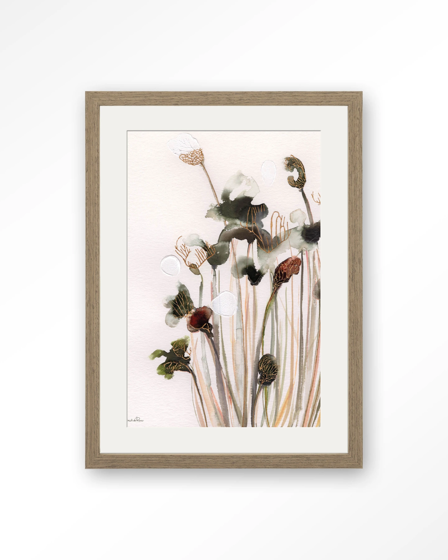 Pastel Flowers 2 - Art print - Afbeelding 6