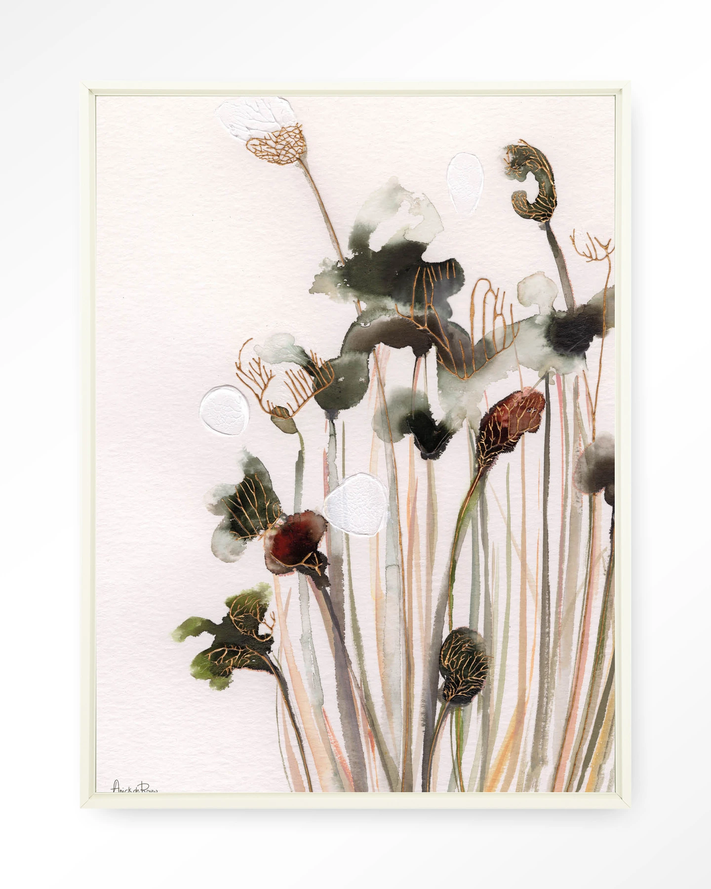 Pastel Flowers 2 - Wandkleed - Afbeelding 8