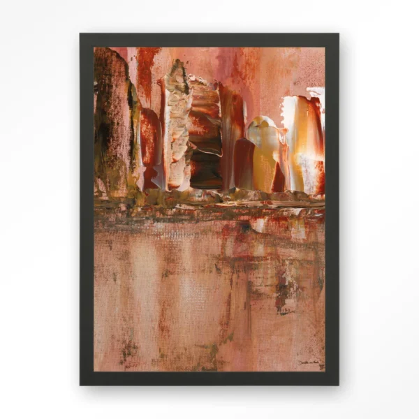 23069-skyline-art-print-wooden-frame-black Skyline - Art print
