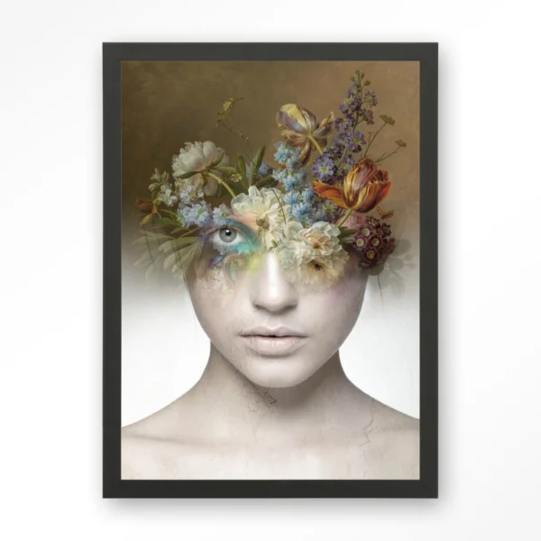 23073-bloom-art-print-wooden-frame-black Bloom - Art print