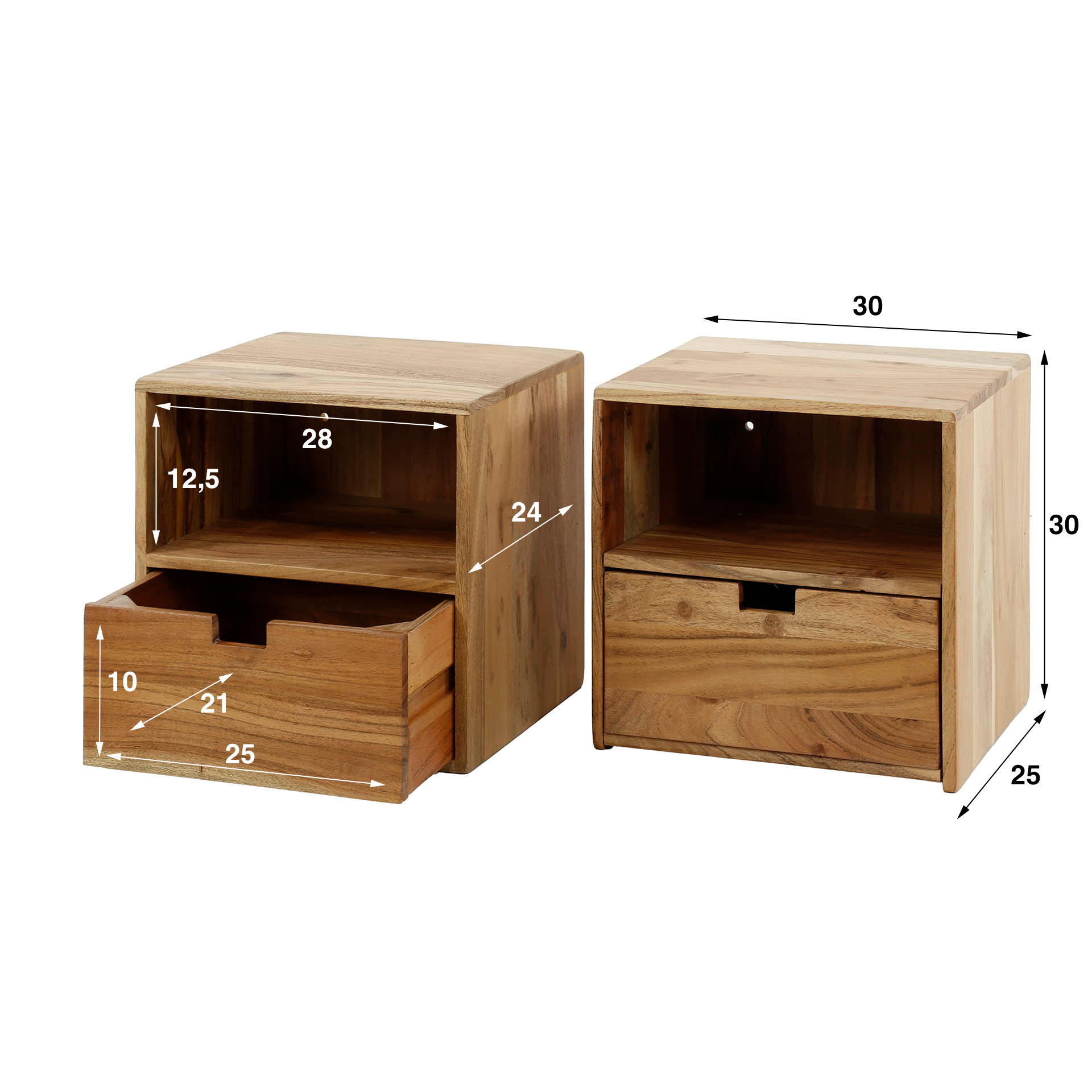 Nachtkastje Flat XS set/2 - Afbeelding 5