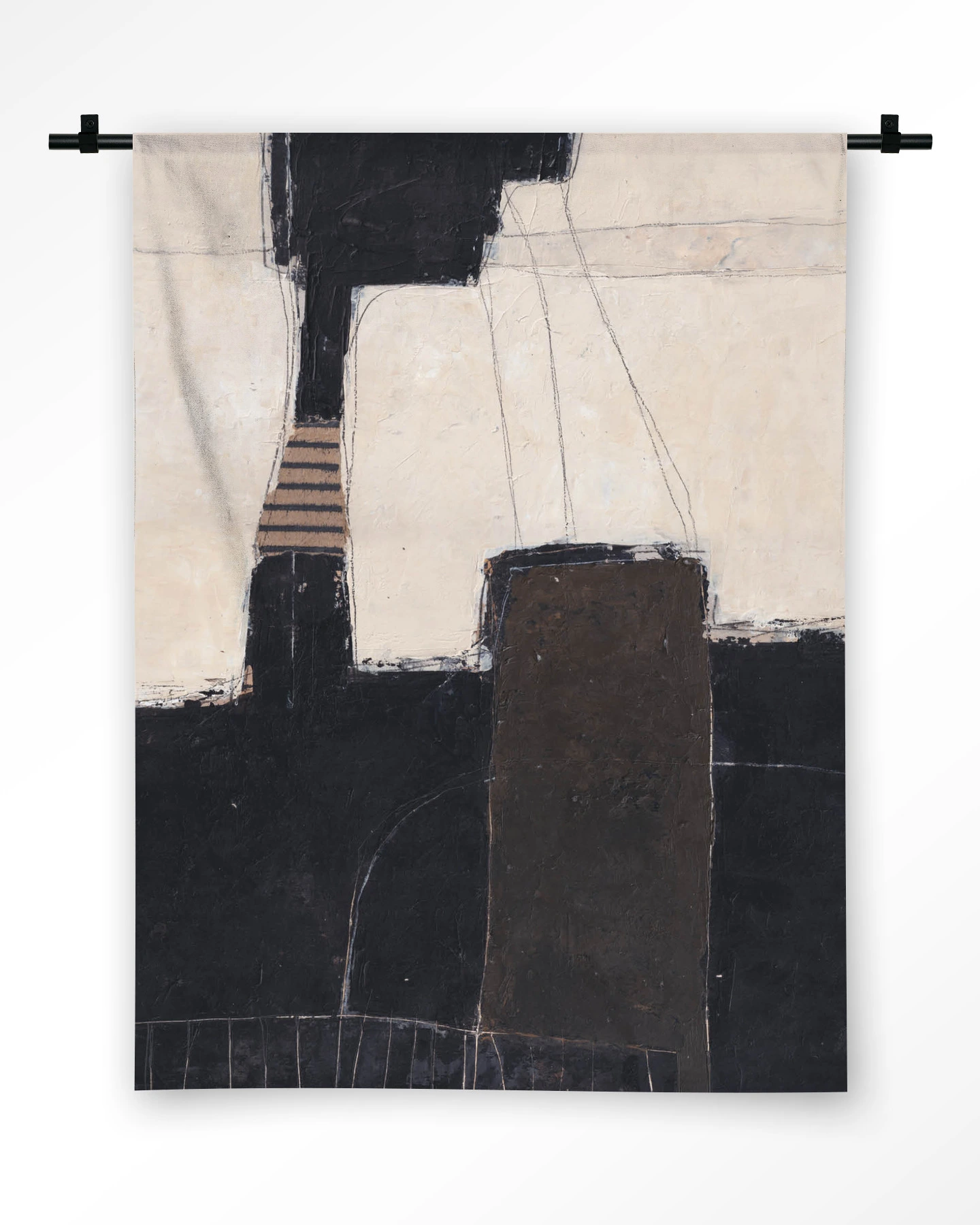 Abstract 2 - Wandkleed - Afbeelding 5
