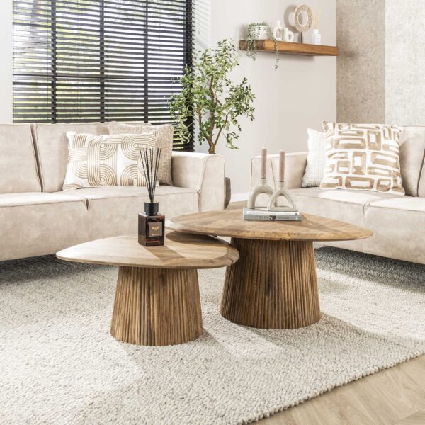 2327_16ZA_1 Salontafel Wave driehoekig set/2