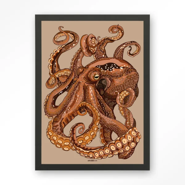 Pulpo - Art print