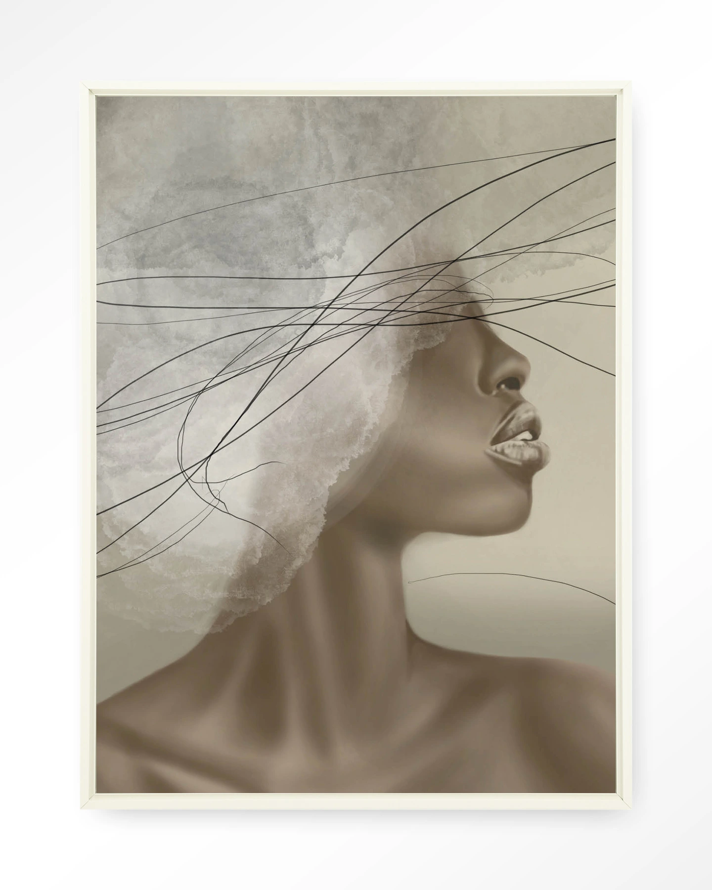 Cloudy thoughts - Wandkleed - Afbeelding 9