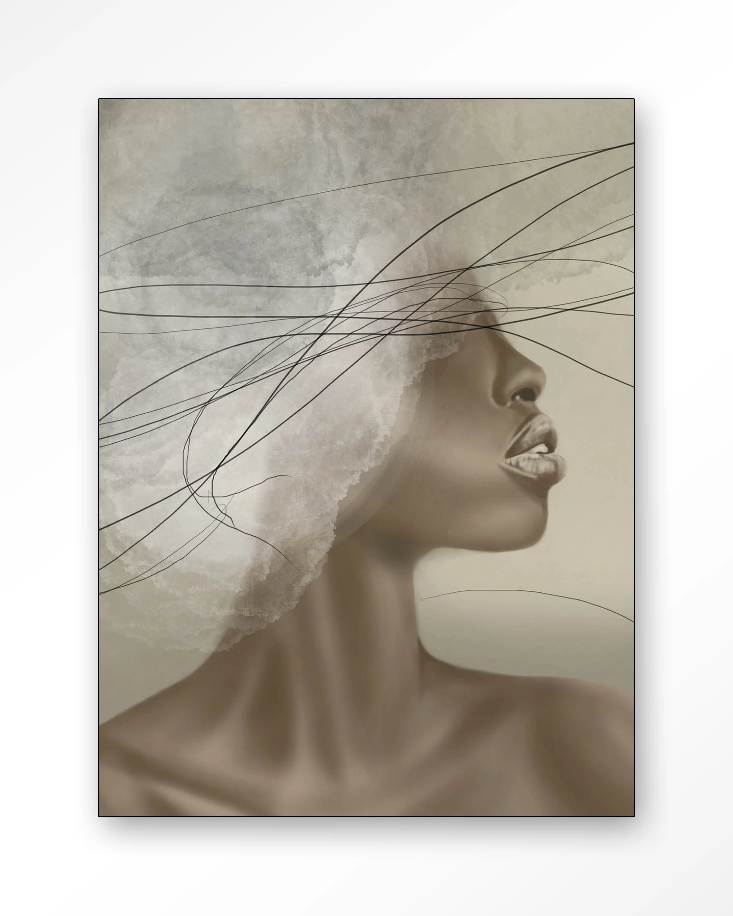 Cloudy thoughts - Wandkleed - Afbeelding 5