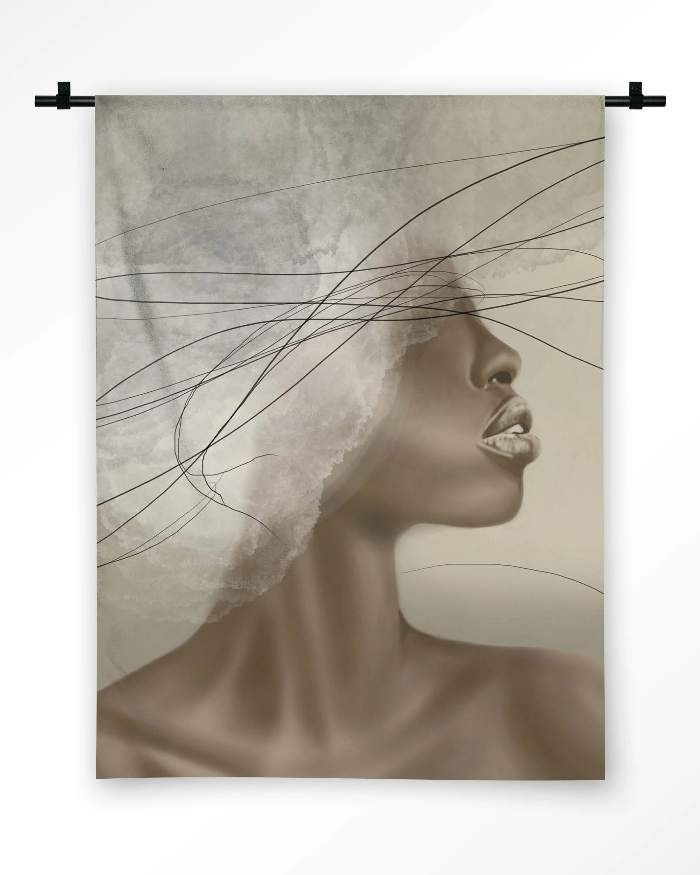 Cloudy thoughts - Wandkleed - Afbeelding 7