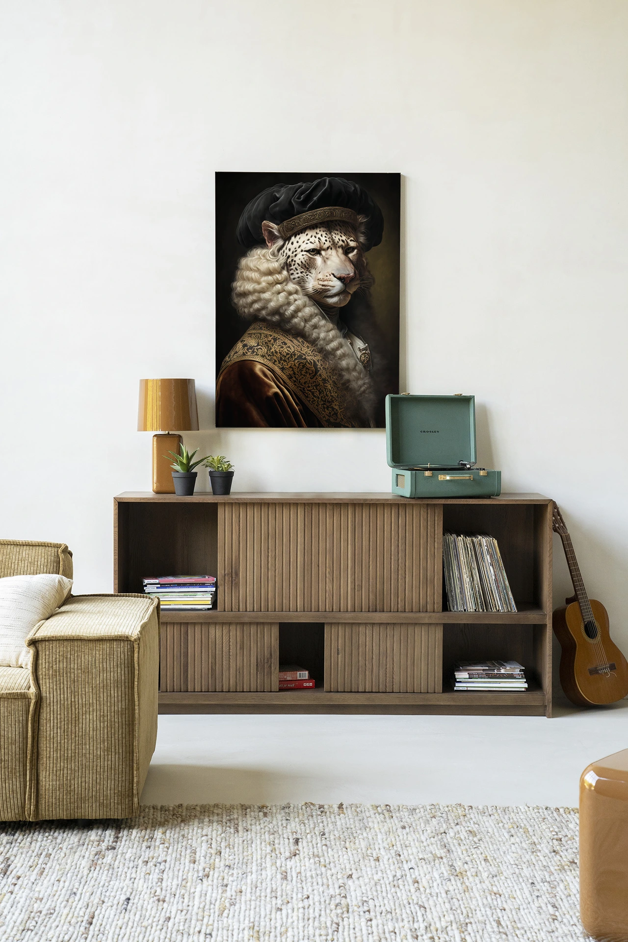 Snow Leopard - Wandkleed - Afbeelding 3
