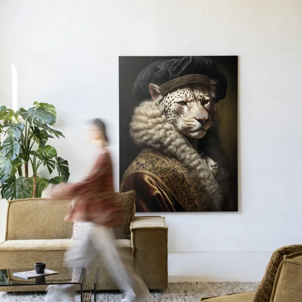 Snow Leopard - Wandkleed