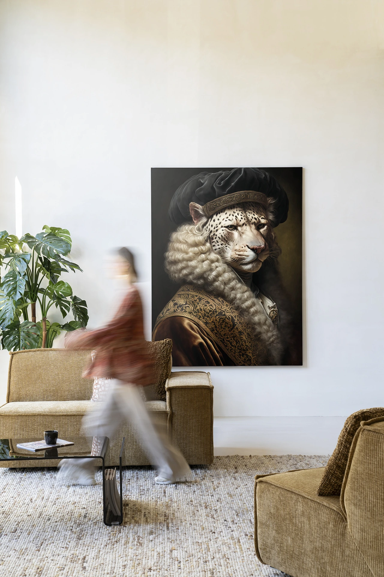 Snow Leopard - Wandkleed