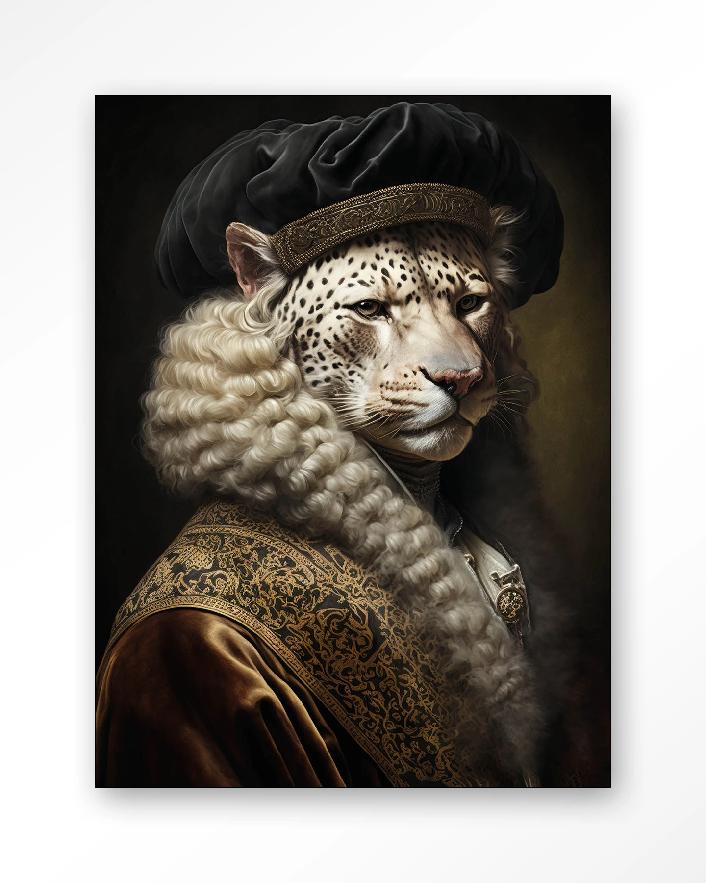 Snow Leopard - Wandkleed - Afbeelding 5