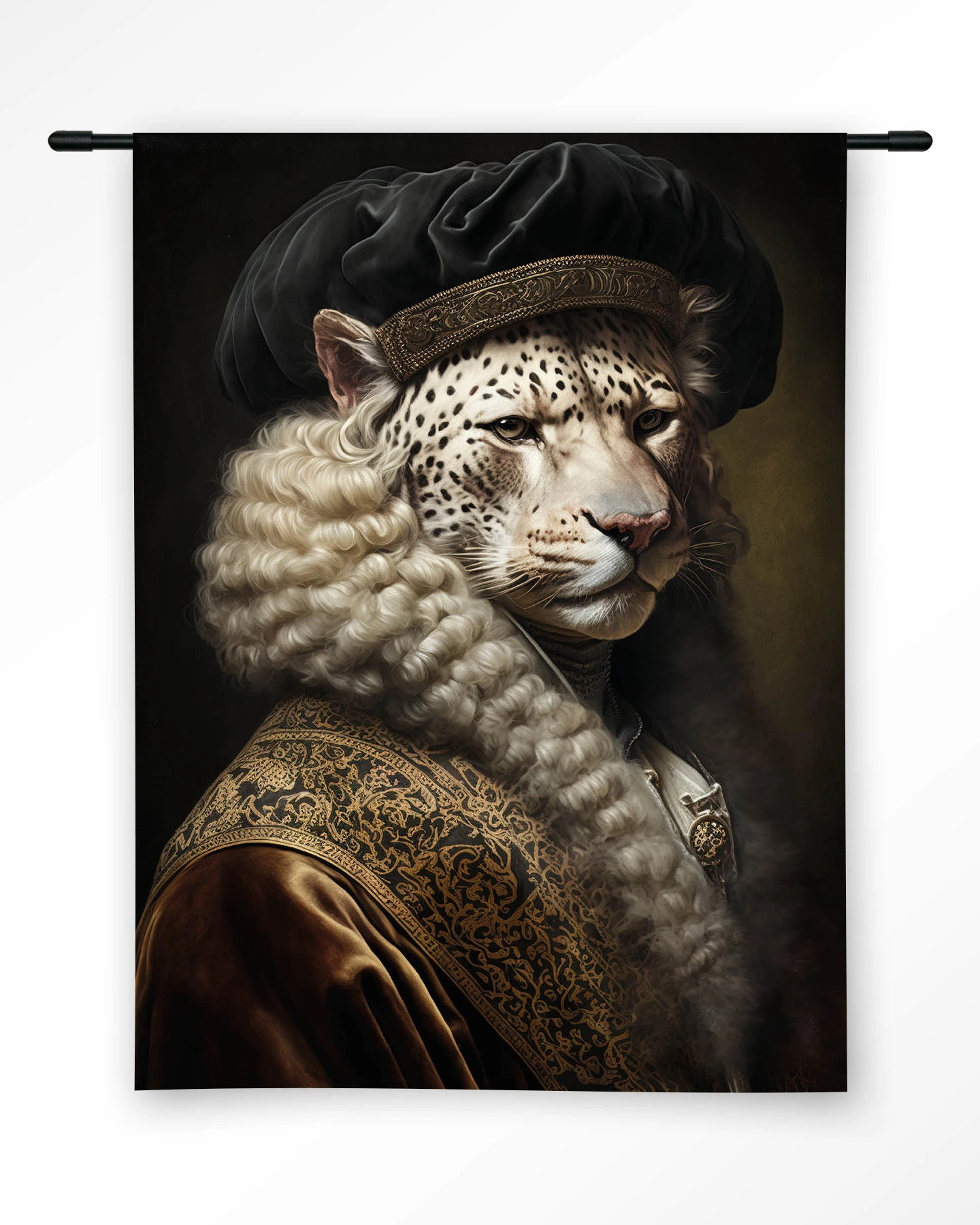 Snow Leopard - Wandkleed - Afbeelding 6