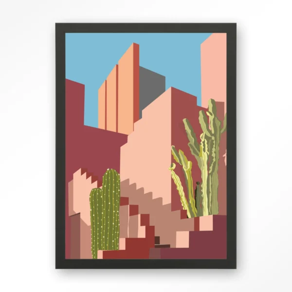 Botanical Stairs - Art print
