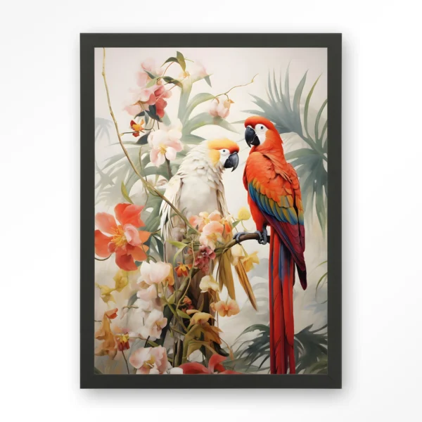Lovebirds - Art print