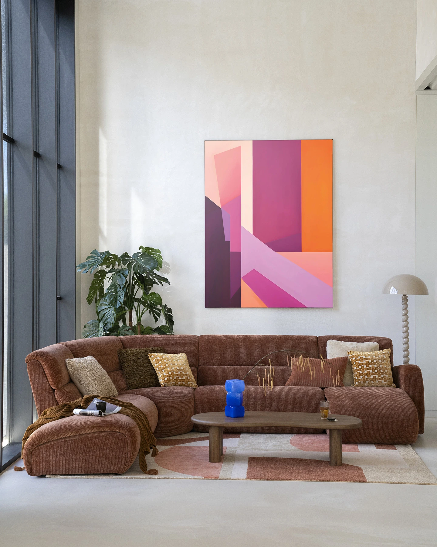 Folded Lines - Wandkleed - Afbeelding 3