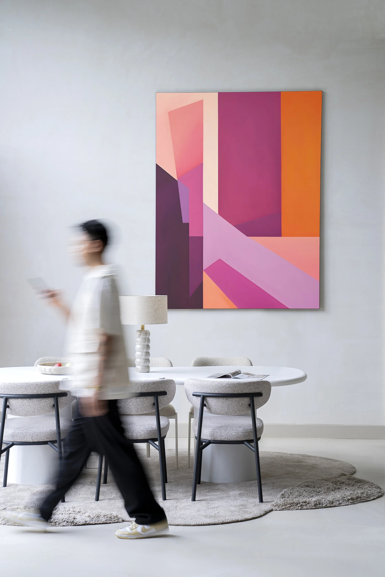 Folded Lines - Wandkleed - Afbeelding 2
