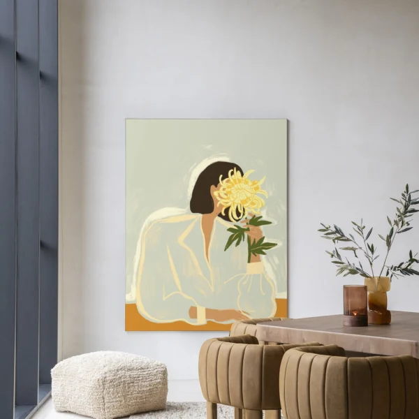 The Chrysante Mum - Wandkleed