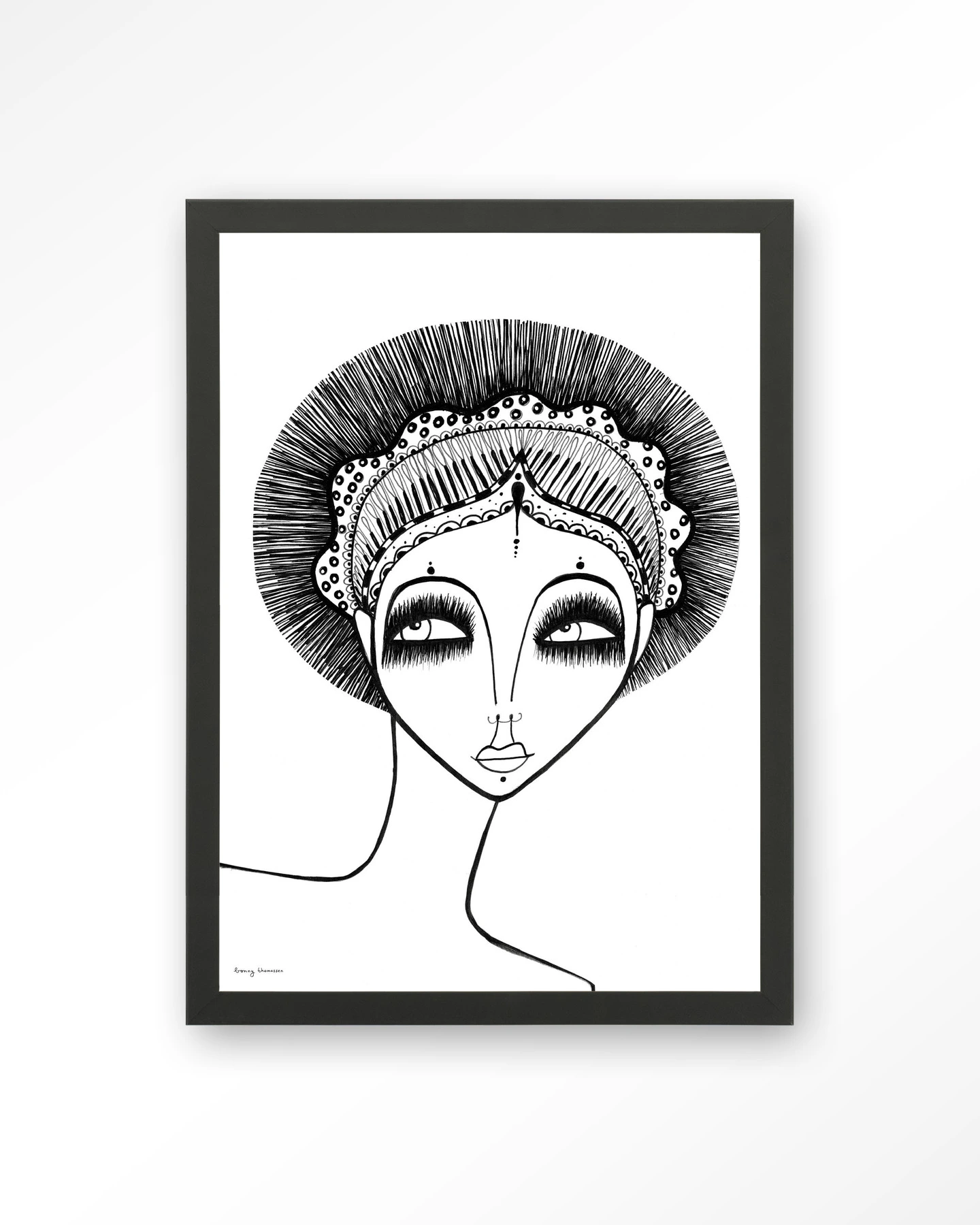 Leyla - Art print