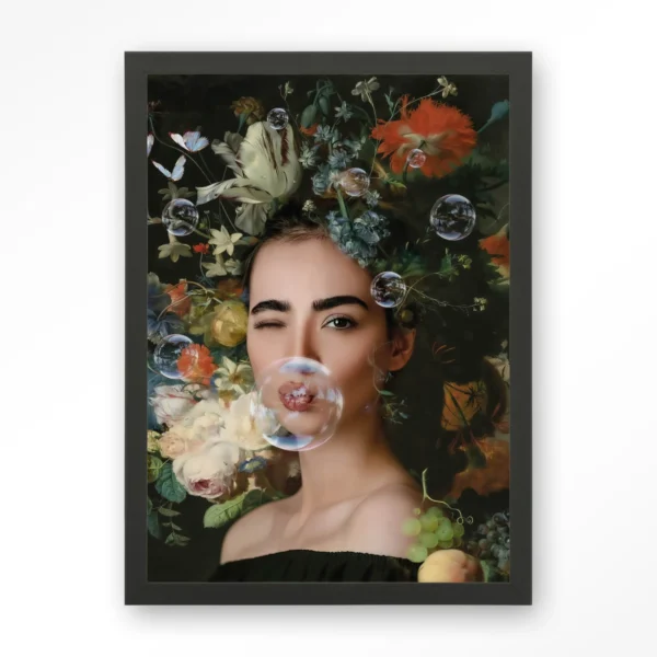 24074-gifts-of-nature-art-print-wooden-frame-black Gifts Of Nature - Art print
