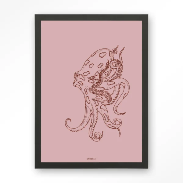 24078-polypus-art-print-wooden-frame-black Polypus - Art print