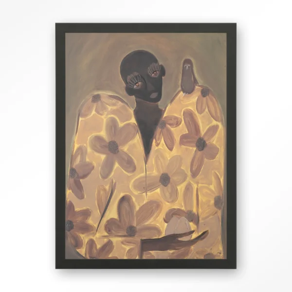 24083-twins-art-print-wooden-frame-black Twins - Art print