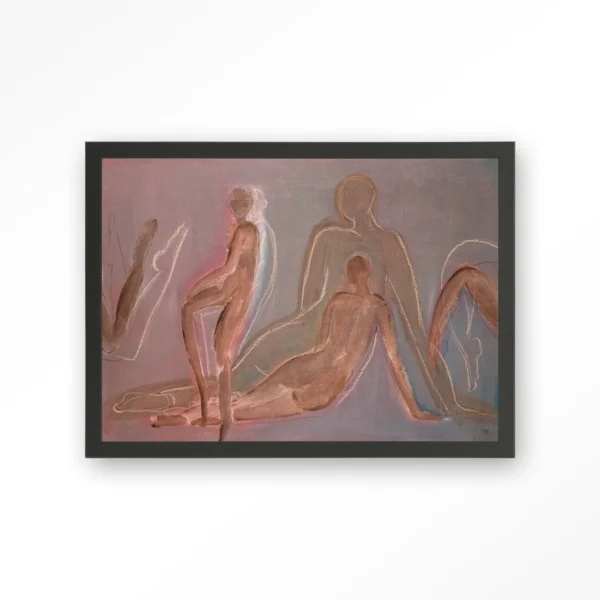 24087-line-of-action-study-art-print-wooden-frame-black Line of Action Study - Art print