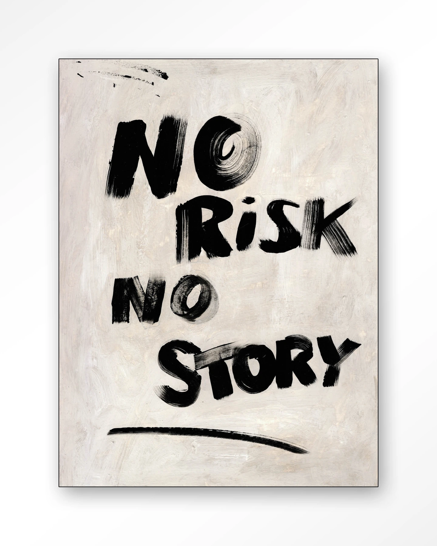No Risk, No Story - Wandkleed