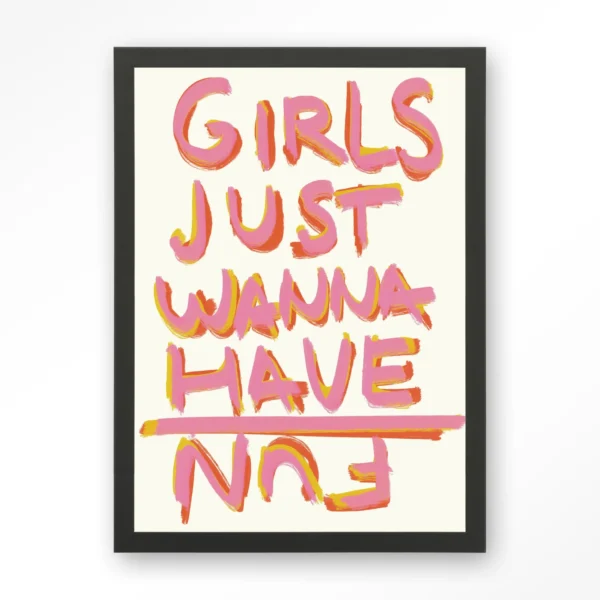 P.S Written By A Girl - Art print
