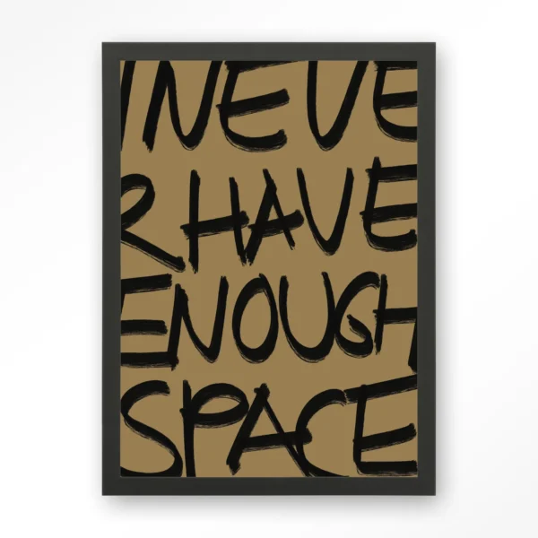 No Space - Art print