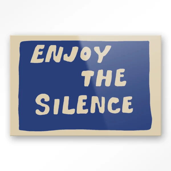 Enjoy The Silence Blue - Glas