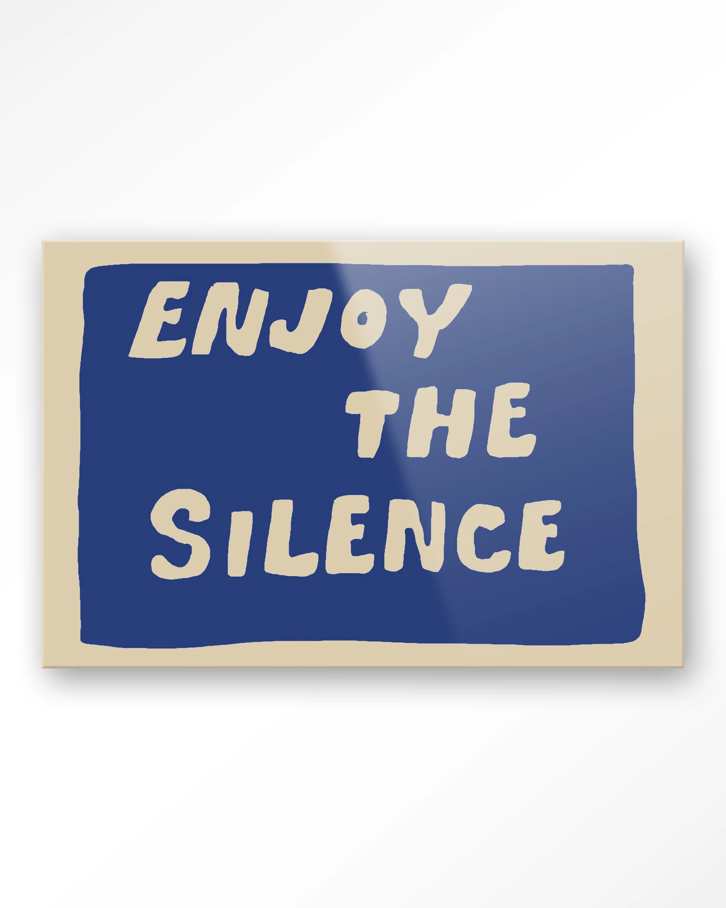 Enjoy The Silence Blue - Glas