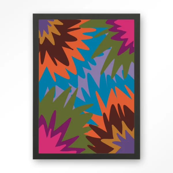 24122-fireworks-art-print-wooden-frame-black Fireworks - Art print